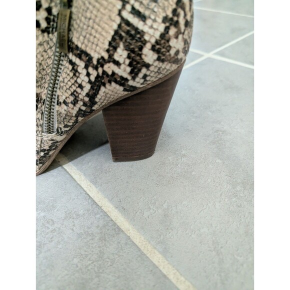 Michael Shannon Snake print Ginnie Ankle boots Size 10 - Picture 6 of 12